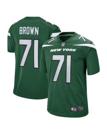 Duane Brown New York Jets Game Player Jersey - Gotham Green