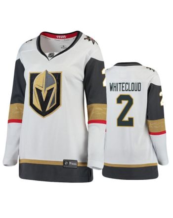 Women Vegas Golden Knights Zach Whitecloud 2 Breakaway White Jersey Jersey