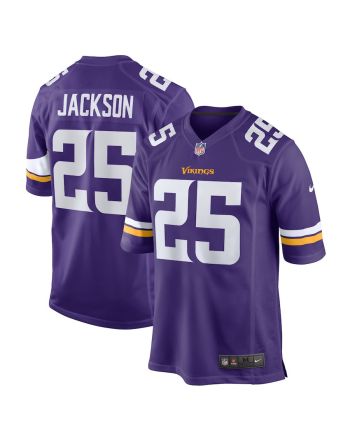 Theo Jackson 25 Minnesota Vikings Home Game Player Jersey - Purple