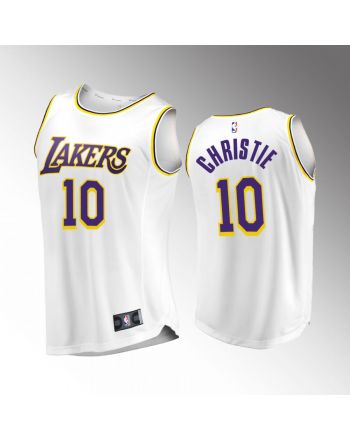 Los Angeles Lakers Max Christie 10 Association Edition Jersey 2022-23 White