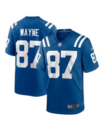 Reggie Wayne 87 Indianapolis Colts Men Team Game Jersey - Royal