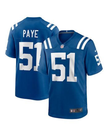 Kwity Paye 51 Indianapolis Colts Men Game Jersey - Royal