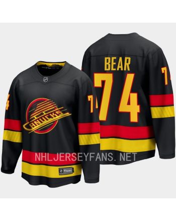 Ethan Bear 74 Vancouver Canucks 2023-24 Alternate Jersey Breakaway Black