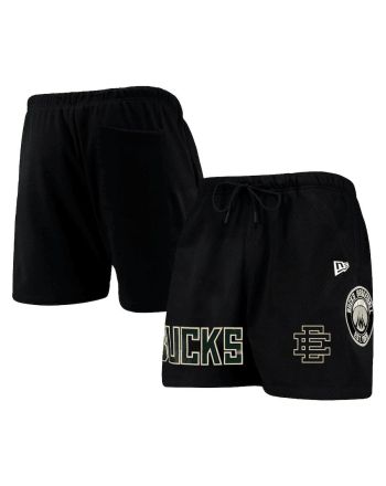 Milwaukee Bucks Team Black Mesh Capsule Shorts - Men