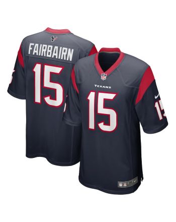 Ka'imi Fairbairn 15 Houston Texans Men Team Game Jersey - Navy