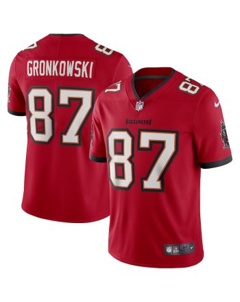 Rob Gronkowski 87 Tampa Bay Buccaneers Vapor Limited Jersey - Red