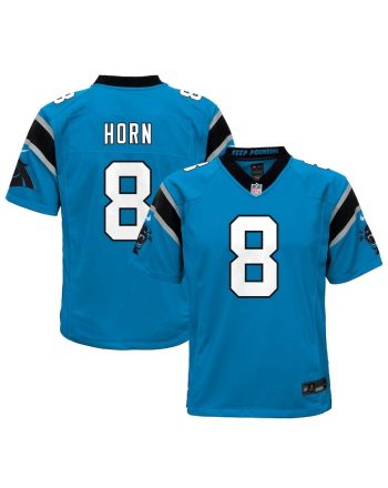 Jaycee Horn 8 Carolina Panthers Youth Alternate Game Jersey - Blue