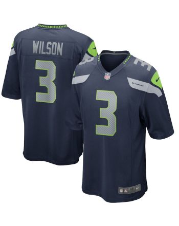 Russell Wilson 3 Seattle Seahawks Men Game Jersey - College Navy