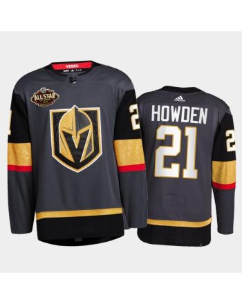 Golden Knights Brett Howden 2022 All-star Black Alternate Primegreen Jersey, Men Jersey