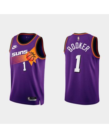 Phoenix Suns Devin Booker 1 2022-23 Classic Edition Purple Men Jersey