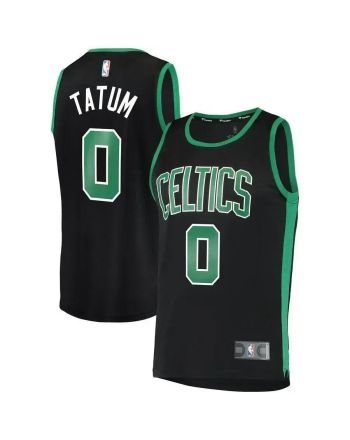 Jayson Tatum Boston Celtics Fast Break Jersey Black - Statement Edition