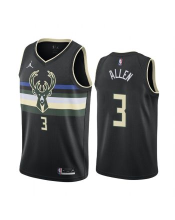 George Hill 3 Milwaukee Bucks Statement Edition Black Jersey