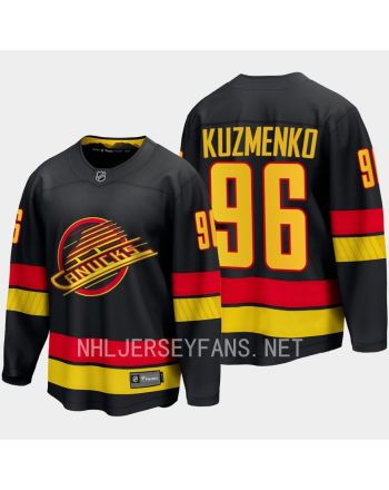 Vancouver Canucks Andrei Kuzmenko 96 2023-24 Alternate Jersey Breakaway Black