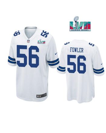 Dante Fowler Jr. 56 Dallas Cowboys Super Bowl LVII Super Bowl LVII White Men Game Jersey