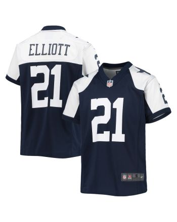 Ezekiel Elliott 21 Dallas Cowboys Youth Alternate Player Game Jersey - Navy