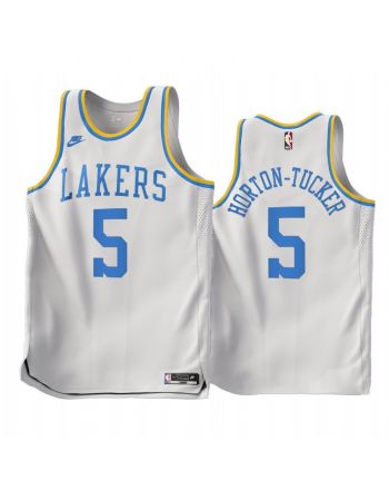 Talen Horton-Tucker 5 Los Angeles Lakers 2022-23 Classic Edition White Jersey - Men Jersey