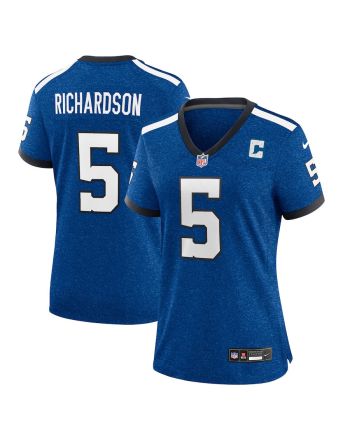 Anthony Richardson 5 Indianapolis Colts Indiana Nights Alternate Game Women Jersey - Royal