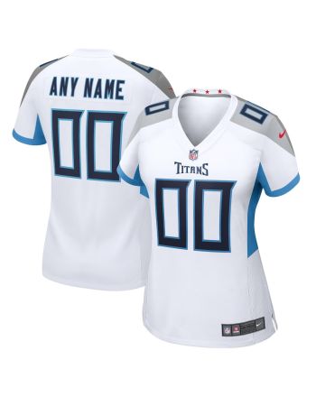 Tennessee Titans Women Custom Game Jersey - White