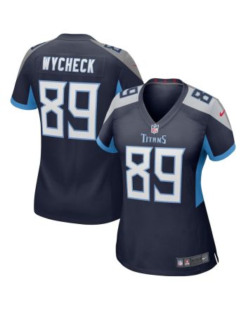 Frank Wycheck 89 Tennessee Titans Women Game Retired Jersey - Navy