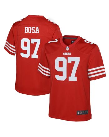 Nick Bosa 97 San Francisco 49ers YOUTH Game Jersey - Scarlet