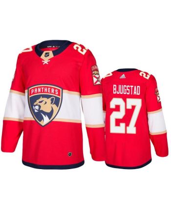 Florida Panthers Nick Bjugstad 27 Home Red Jersey Jersey