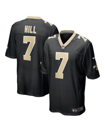 Taysom Hill 7 New Orleans Saints Men's Team Game Jersey - Black