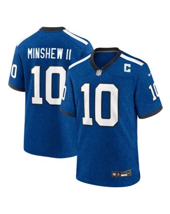 Gardner Minshew 10 Indianapolis Colts Indiana Nights Alternate Game Men Jersey - Royal