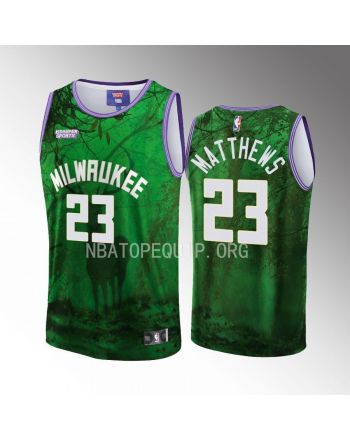 Wesley Matthews 23 Milwaukee Bucks NBA & KidSuper Studios Unisex Hometown Jersey