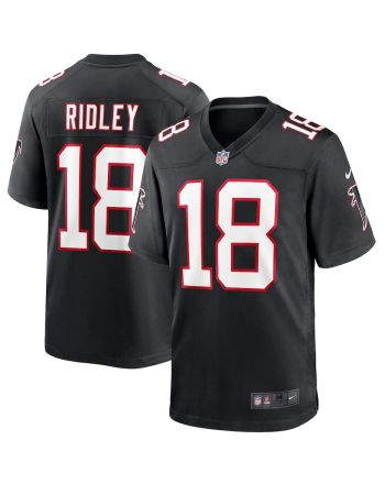 Calvin Ridley 18 Atlanta Falcons Men Throwback Game Jersey - Black