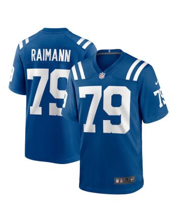 Bernhard Raimann 79 Indianapolis Colts Men Game Jersey - Royal