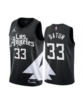 2022-23 Los Angeles Clippers Nicolas Batum 33 Black Statement Edition Jersey