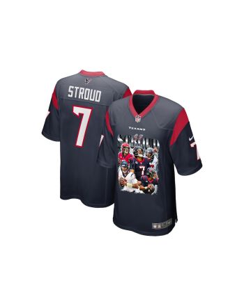 C.J. Stroud 7 Houston Texans The Gunslinger Game YOUTH Jersey - Navy