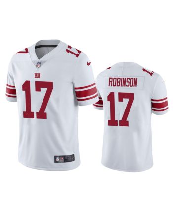 New York Giants Wan'Dale Robinson 17 White Vapor Limited Jersey