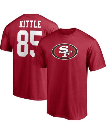 George Kittle 85 San Francisco 49ers Unisex T-Shirt - Scarlet