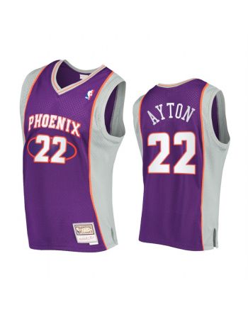 Deandre Ayton 22 Phoenix Suns Hardwood Classics Jersey Purple