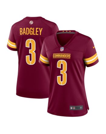 Michael Badgley 3 Washington Commanders Women's Game Jersey - Burgundy