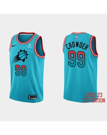 Phoenix Suns 99 Jae Crowder 2022-23 City Edition Blue Men Jersey