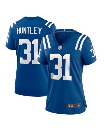 Jason Huntley 31 Indianapolis Colts Women Team Game Jersey - Royal