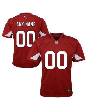 Arizona Cardinals Youth Team Custom Game Jersey - Cardinal