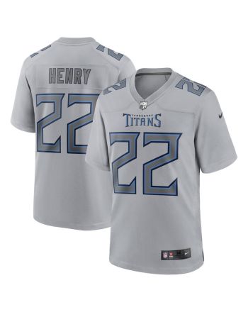 Derrick Henry 22 Tennessee Titans Atmosphere Fashion Game Jersey - Gray