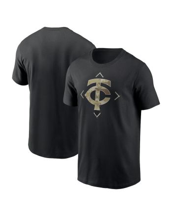 Minnesota Twins Camo Logo T-Shirt - Black