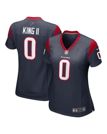 Desmond King II 0 Houston Texans Women's Game Player Jersey - Navy