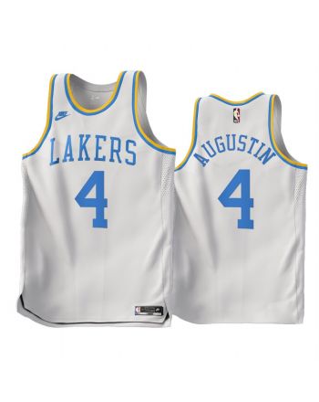 2022-23 Los Angeles Lakers D.J. Augustin 4 White Classic Edition Jersey