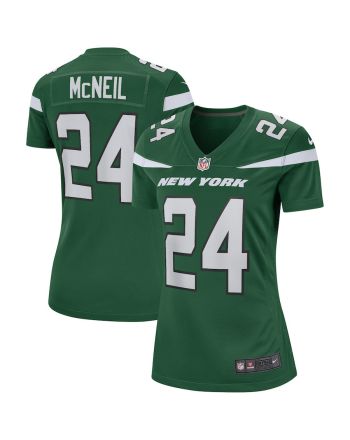 Freeman McNeil 24 New York Jets Women Game Retired Jersey - Gotham Green