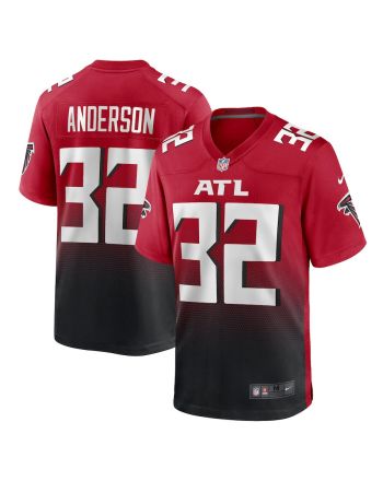 Jamal Anderson 32 Atlanta Falcons Men Alternate Retired Game Jersey - Red