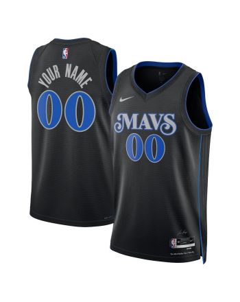 Dallas Mavericks 2023/24 City Edition Swingman Custom Jersey - Black