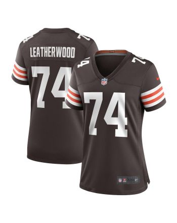 Alex Leatherwood 74 Cleveland Browns Women's Team Game Player Jersey - Brown