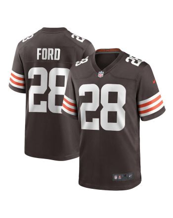 Mike Ford 28 Cleveland Browns Men's Team Game Jersey - Brown