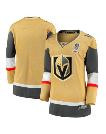 Vegas Golden Knights 2023 Stanley Cup Champions Home Breakaway Women Jersey - Gold