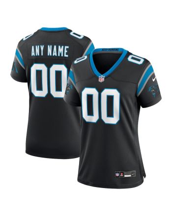 Carolina Panthers Women's Custom Game Jersey - Black